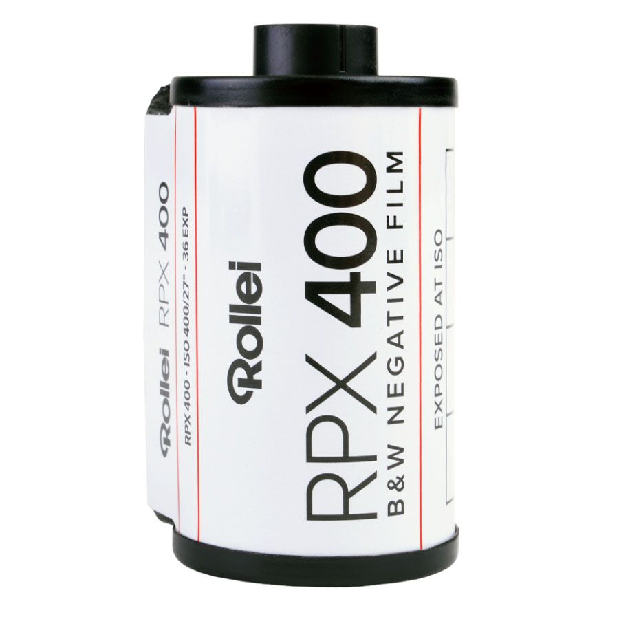 Filme fotográfico 35mm Rollei RPX 400 ISO 400 Preto e Branco 36 poses