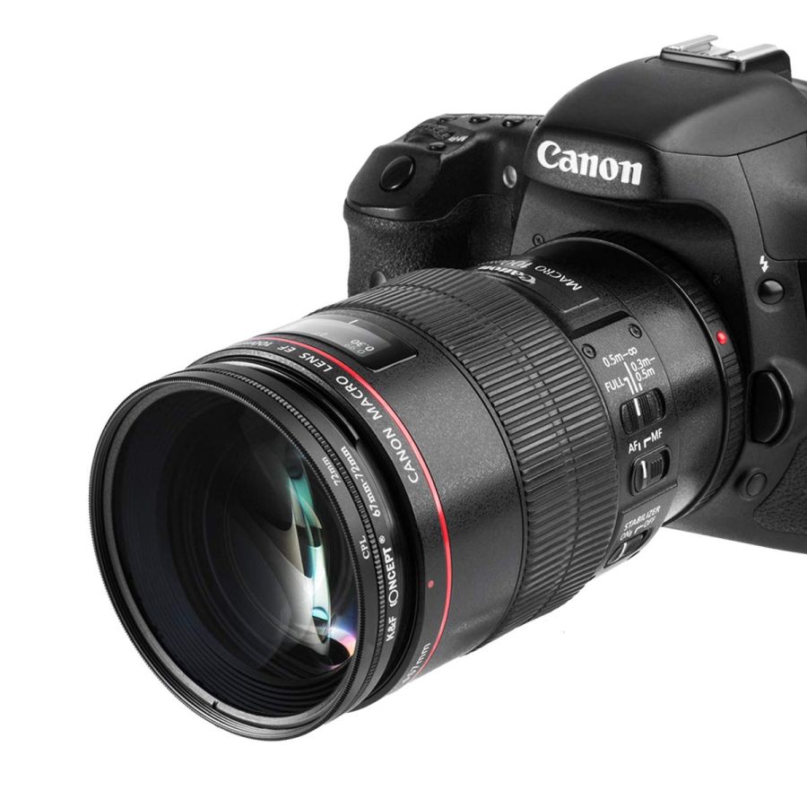 Kit universal de anéis adaptadores K&F Concept (Step Up + Step Down) 37-82 para filtro de lente (18 peças)