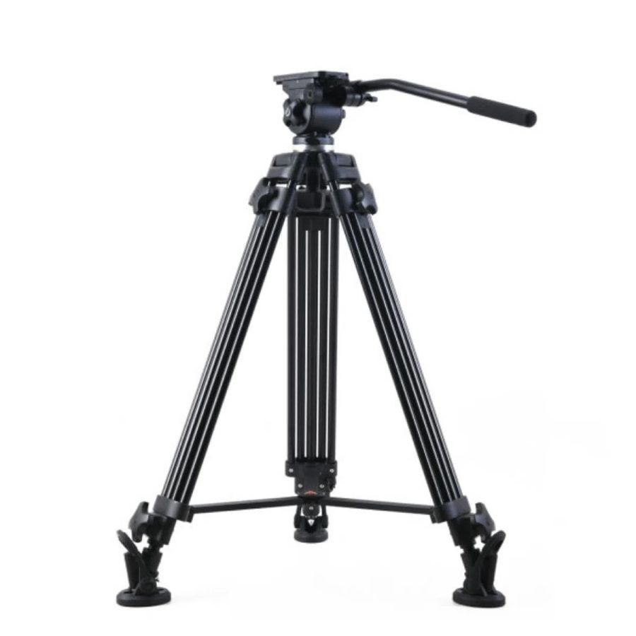 Tripé e-image EI-7050AA com cabeça hidráulica para vídeo