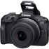 Câmera mirrorless Canon EOS R100 com lente RF-S 18-45mm IS STM