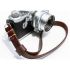 Alça de pulso luxLLi PLS-01 em couro legítimo para câmera fotográfica (café)