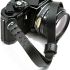 Alça de pulso luxLLi PLS-01 em couro legítimo para câmera fotográfica (preto)