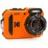 Câmera compacta Kodak PIXPRO WPZ2 à prova d'água (LARANJA) - kit com 2 baterias e cartão de 16GB