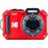 Câmera compacta Kodak PIXPRO WPZ2 à prova d'água (VERMELHO) - kit com 2 baterias e cartão de 16GB