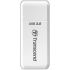 Leitor de cartão de memória SD e microSD Transcend RDF5W USB 3.0 (Branco)