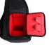 Mochila Easy EC-8879-L para equipamento fotográfico (Fundo Vermelho)