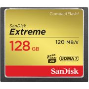 Cartão Compact Flash Sandisk Extreme 128GB - 120MB/s