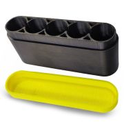 Estojo de plástico TD-120A para 5 rolos de filme 120