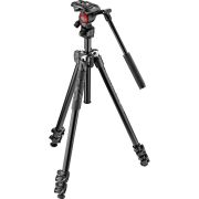Tripé Manfrotto MK290LTA3-V (Kit 290 Light com cabeça MVH400AH)