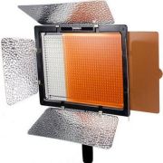 Iluminador de LED Yongnuo YN1200 + Fonte de alimentação