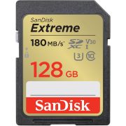 Cartão SDXC SanDisk Extreme UHS-I 128GB - 180MB/s (V30)