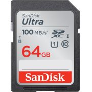 Cartão SDXC Sandisk UHS-I Ultra 64GB - 100MB/s