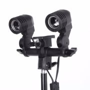 Soquete duplo Greika PK-DE27 para lâmpada E27 com suporte para sombrinha (bivolt)