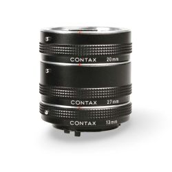 Kit de tubos extensores Contax 13mm, 20mm e 27mm (Contax / Yashica) - USADO
