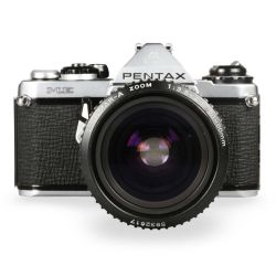 Câmera analógica 35mm Pentax ME com lente 28-80mm - USADO