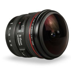 Objetiva Canon EF 8-15mm f4L Fisheye USM - USADO