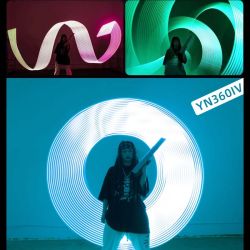 Bastão de LED multicolor RGB Yongnuo YN360IV (sem bateria e fonte)