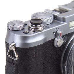 Botão côncavo para disparador de câmera - PRETO