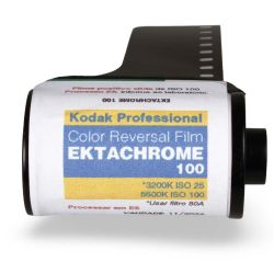 Filme fotográfico 35mm Kodak Ektachrome ISO 100 Colorido Positivo 36 poses (REBOBINADO)