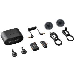 Microfone de lapela sem fio Hollyland Lark M2s Duo Combo (duplo)