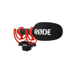 Microfone shotgun Rode VideoMic GO II com montagem em sapata de câmera