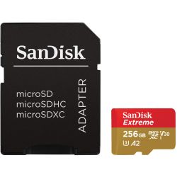 Cartão microSDXC Sandisk UHS-I Extreme 256GB - 190MB/s