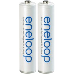 Pilha recarregável Panasonic AAA Eneloop 800mAh BK-4MCCE/2BB - Cartela com 2 unidades