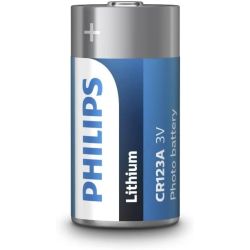Pilha de lítio Philips CR123A 3V