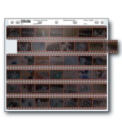 Porta-negativos Print File 35-6HBXW para tiras de filme fotográfico 35mm (1 folha)