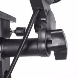 Soquete duplo Greika PK-DE27 para lâmpada E27 com suporte para sombrinha (bivolt)