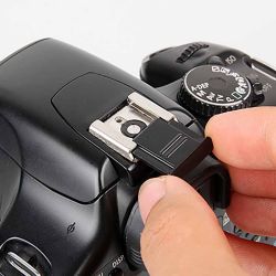 Protetor de sapata de flash para câmera