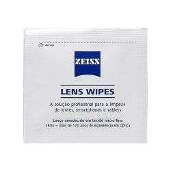 Lenços umedecidos ZEISS Lens Wipes para limpeza óptica geral - 50 un.
